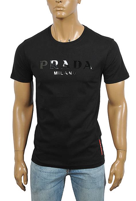 prada t shirts for men|prada cettire men's shirt.